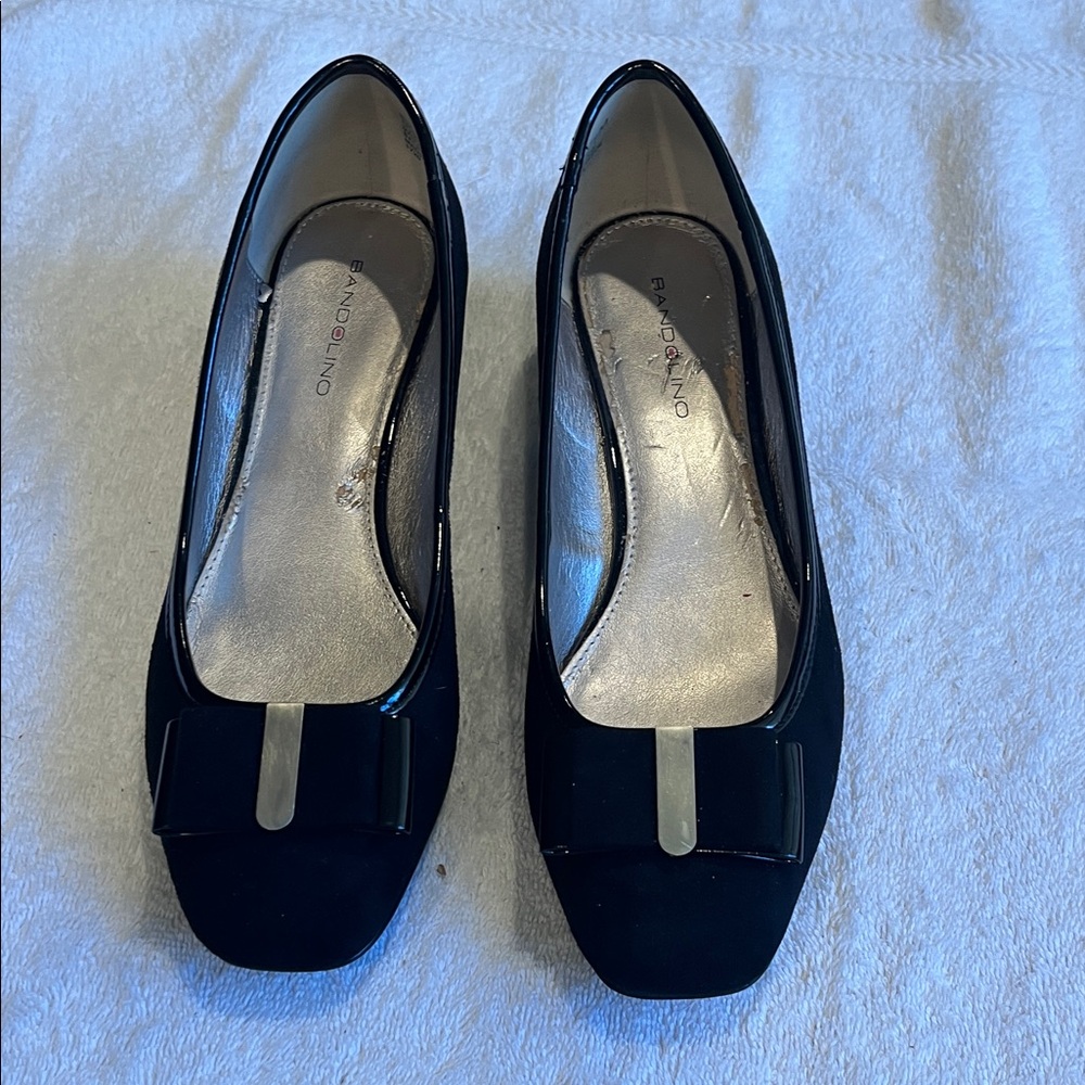 Bandolino Black Bow Detail Women Shoes